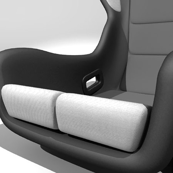 recaro profi spa racing seat 3d max - Recaro Profi SPA (carbon fiber) by aga22